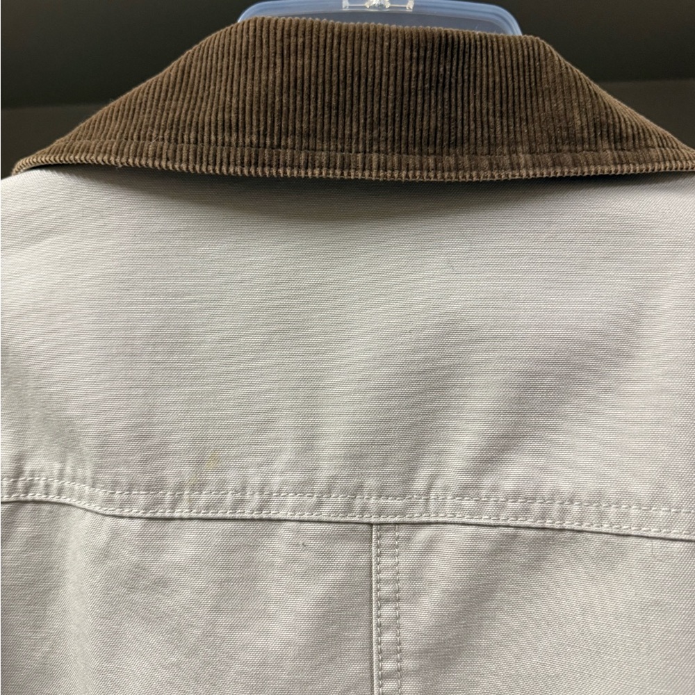 L.L. Bean Women's Cream Barn Coat Large - Picture 2 of 10
